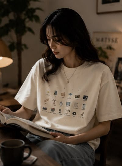 saturn tee — off white