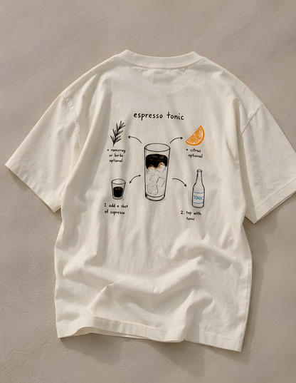 espresso tonic tee — off white