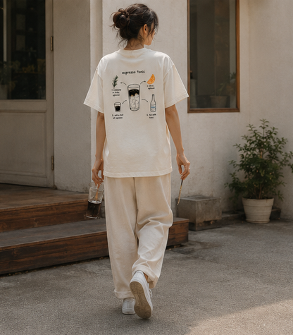 espresso tonic tee — off white