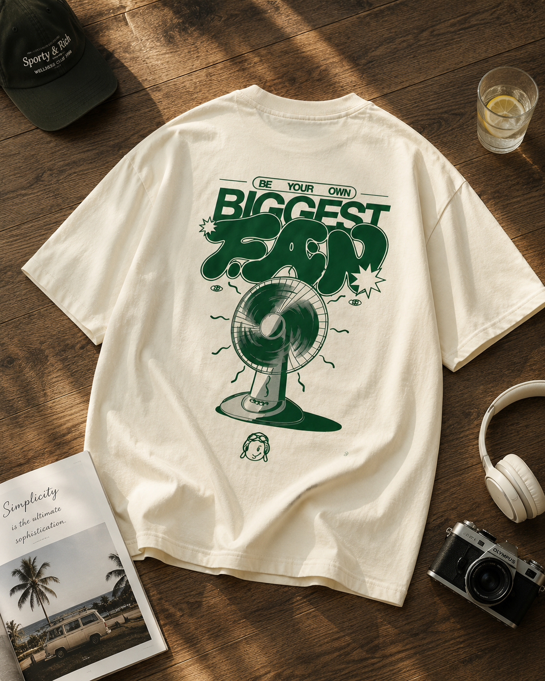 biggest fan tee — off white