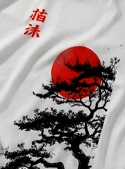 silent bloom tee — white