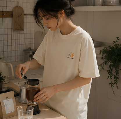 espresso tonic tee — off white