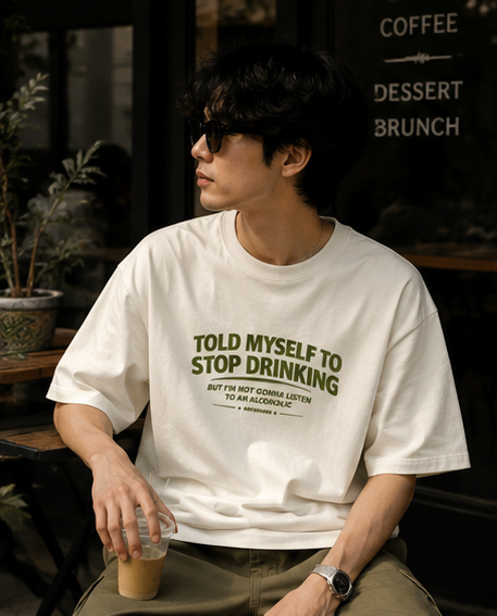 never-sober tee — off white