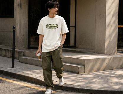 never-sober tee — off white