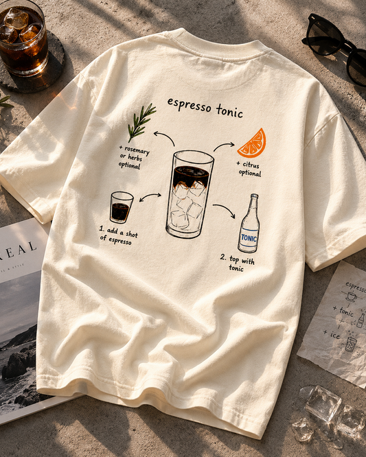 espresso tonic tee — off white
