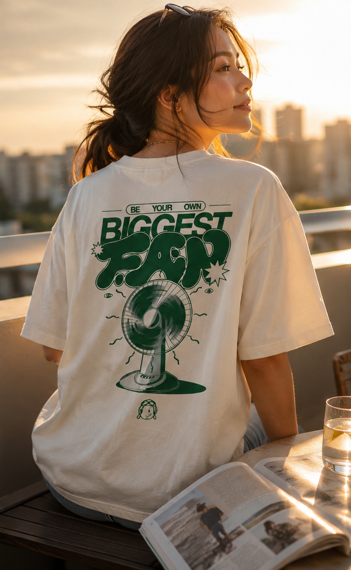 biggest fan tee — off white