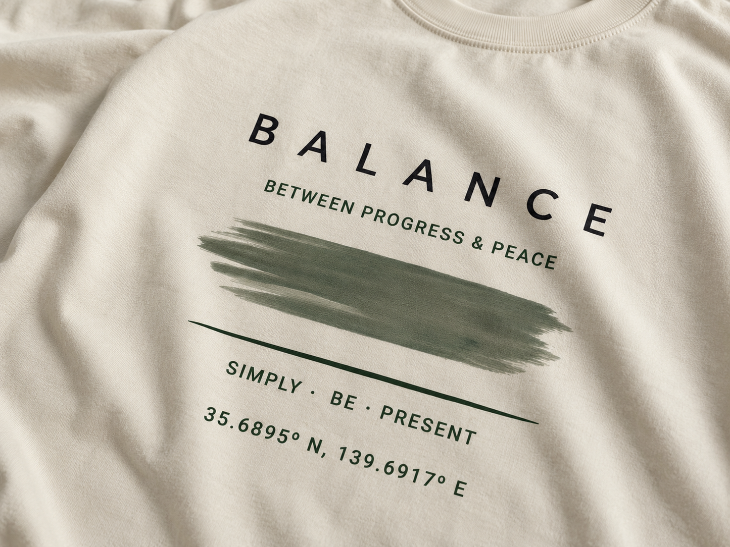 balance tee — off white