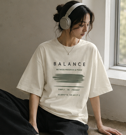balance tee — off white