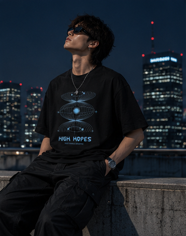 high hopes tee — midnight