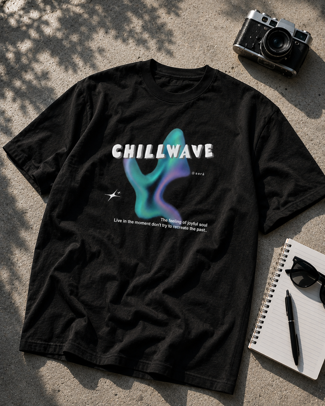 chillwave tee — midnight