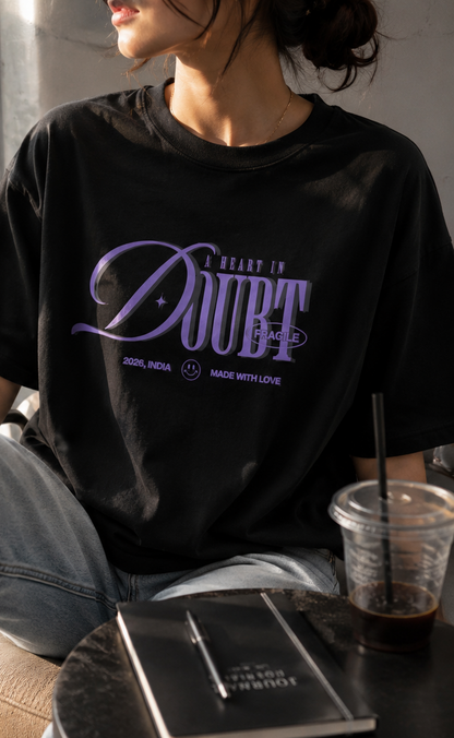 fragile heart tee — midnight
