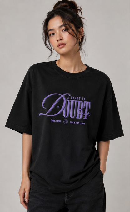 fragile heart tee — midnight