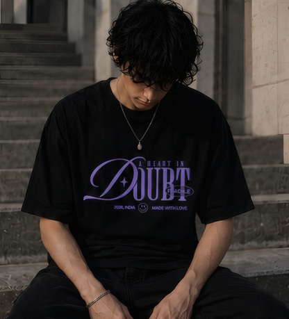 fragile heart tee — midnight