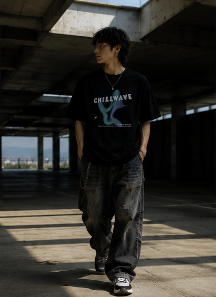 chillwave tee — midnight