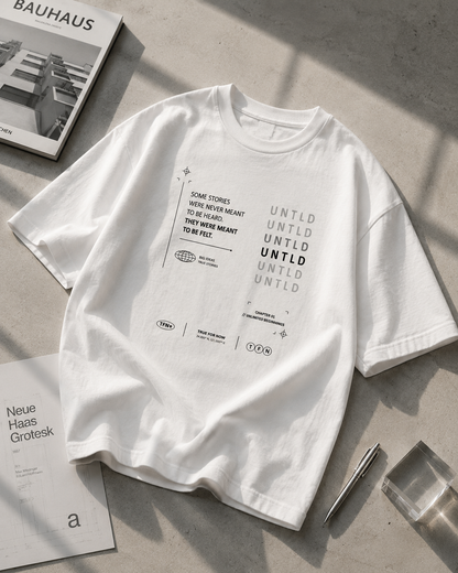 Untold tee — white