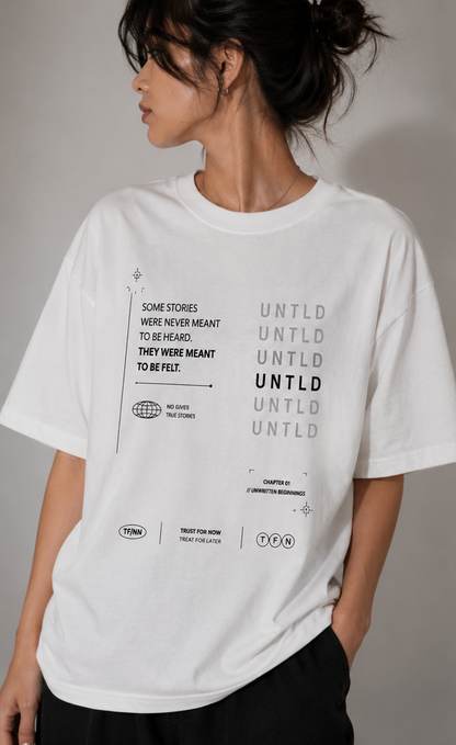 Untold tee — white